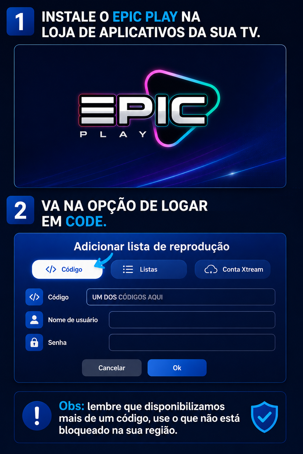 Epic Player — Passo 4
